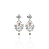 Annayah AD Earrings Yellow - The pashm